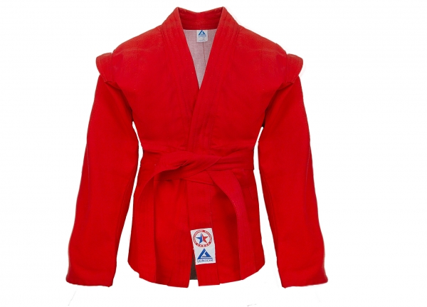 Куртка САМБО Yunior облегченная, Красная (Плотность ткани 300 г/м2)