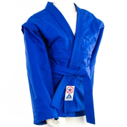 Куртка САМБО Yunior «Плетёнка», Синяя (Плотность ткани 580 г/м2)