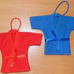 Куртка самбо сувенирная ( красная, синяя)